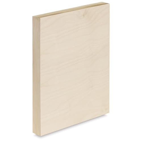 American Easel 14 Inch by 14 Inch by 1 5/8 Inch Deep Cradled Painting Panel