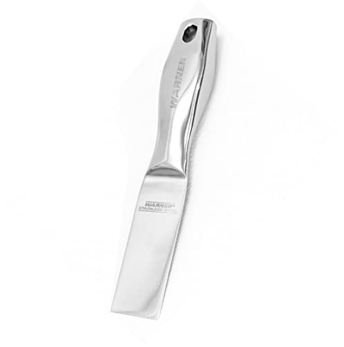 Warner Tool 95108 Pro Stainless Steel 1-1/2" Putty Knife, All Stainless Steel