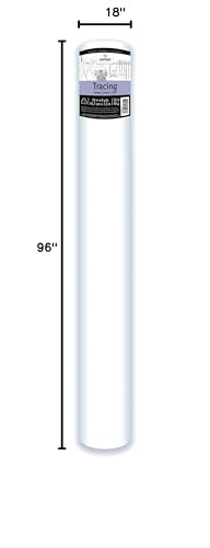 Canson Artist Series Tracing Paper, Roll, 18inx8yd (25lb/40g) - Artist Paper for Adults and Students - size: 18"X8yds