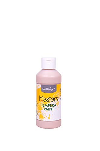 Handy Art Little Masters Tempera Paint 8 ounce, Peach - color: Peach, size: 8 Fl Oz (Pack of 1)