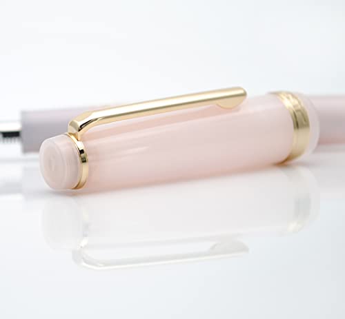 JINHAO 82 Fountain Pen with Gold Clip (F Nib 0.5mm, Transparent Cat Pink) - color: Transparent Cat Pink