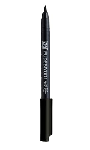 Zig Fudebiyori Brush Pen - Black