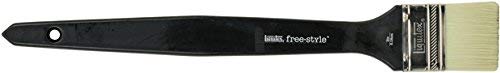 Liquitex Professional Freestyle Large Scale Brush, Broad Flat/Varnish 2-inch, Long Handle, Black - size: 2", style: Large Scale Broad Flat/Varnish