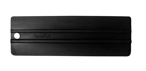 Speedball 9" Red Baron Economy Squeegee Rubber, Black For Screen Lino Printing, Tool For Art & Craft Kit, Printing Ink, Classroom, Wiper, Scraper Handle Tool - size: 9.0"