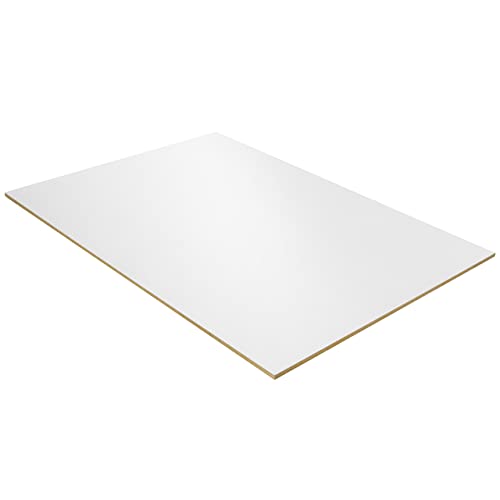 Creative Deco 10 x MDF Board Sheet White | 12 x 8 | Perfect for Home Decor, Arts and Crafts, Painting, DIY Projects, Laser Cutter, CNC Machine, Scroll Saw, Stenciling, Pyrography