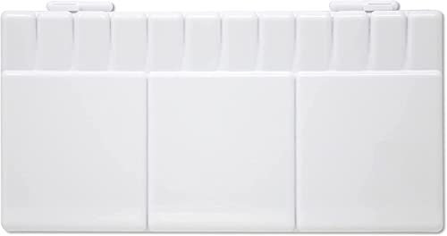 VViViD Paint Palette with 28 Wells, 5 Mixing Trays, Portable Folding Box, Art Class (2 Pack) - size: 2 Pack