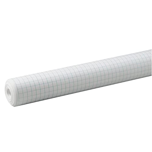 Pacon 34-inch x 200', 1/2-inch Quadrille Ruled, Grid Paper Roll, White (PAC0077800) - style: 1/2" Grid