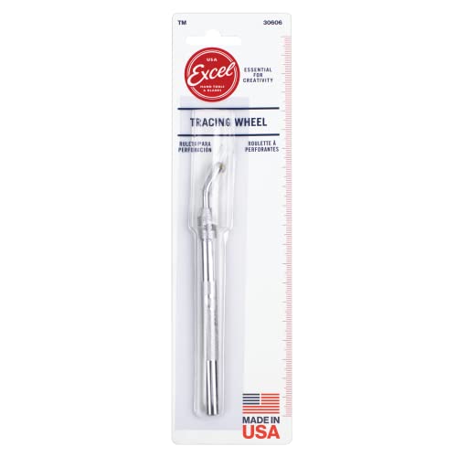 Excel Blades Pounce Wheel - 1/4-Inch Stainless Steel Tracing, Perforating, Cutting, Sewing, Quilting & Embossing Tool - color: 1/4 Inch