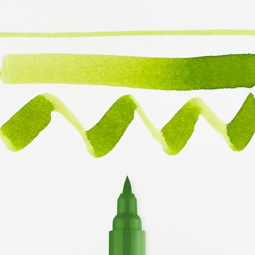 Ecoline Brush Pen Bronze green 657 (11506570) - color: Bronze Green