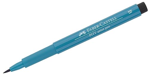 Brush pen Faber-Castell pitt artist pen brush Cobalt Turquoise - color: Cobalt Turquoise, size: 1 Count (Pack of 1)