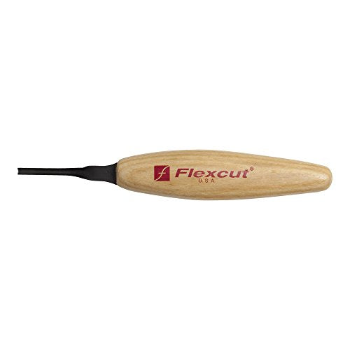 Flexcut Micro Sweep, Razor Sharp High Carbon Cutting Blade, 3 mm for Miniature and Fine Detail Work (MT21)