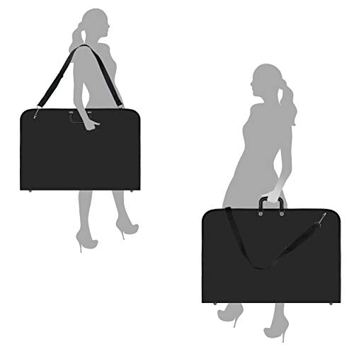 Vantasii Black Art Portfolio Case - size: 28” x20”x1.5”