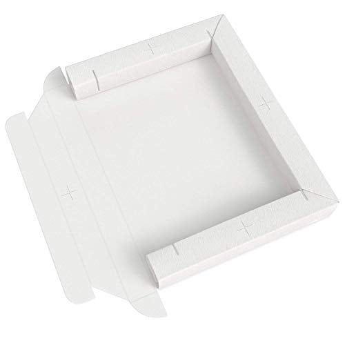ARTEZA Acrylic Paper Foldable Canvas Pad, 5x6.6 Inches, 20 Sheets, DIY Frame