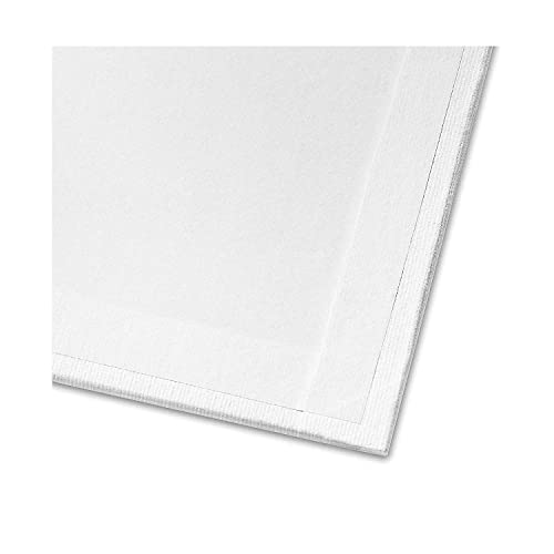 KINGART White Canvas Panel Set – Rectangle, 8x10 Inch, 14-Pack – 100% Cotton, Pre-Primed Gesso Artist Boards for Acrylic, Oil, Sketching, & Mixed Media Painting - color: White, size: 8" x 10"