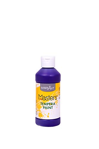 Handy Art Little Masters Tempera Paint 8 ounce, Violet - color: Violet, size: 8 Fl Oz (Pack of 1)