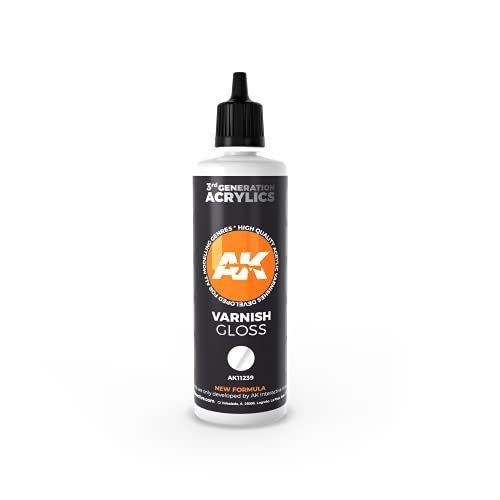 AK-Interactive 3rd Gen Gloss Varnish 100ml - Model Building Paints and Tools # 11239