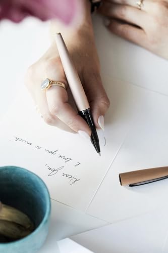 Cross ATX Pure Chrome Stainless Steel Fine Nib Fountain Pen - Refillable Pen for Smooth Writing - Black Ink - Comfortable Grip - Long-Lasting - Professional Office Supplies - color: Pure Chrome, style: Fine Nib