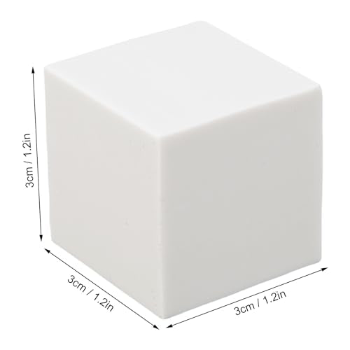 18 Pcs Rubber Carving Blocks for Stamps, Soft NonScrape Linoleum Block for Scrapbooking, 3x3x3cm Stamp Making Kit for DIY Crafts, Wedding Decor, and Album Art