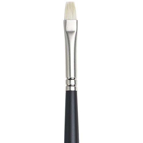 Winsor & Newton Artists' Oil Hog Paint Brush, Long Handle Size 3, Bright - size: #3, style: Bright