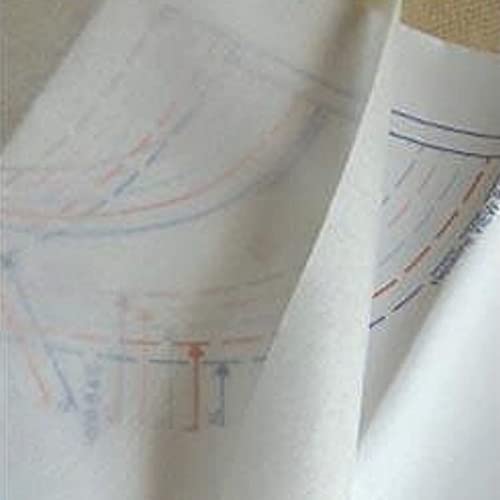 Organic Cotton Plus Swedish Tracing Paper, 29 Inches x 10 Yards, 36gsm, White, 1 Sheet