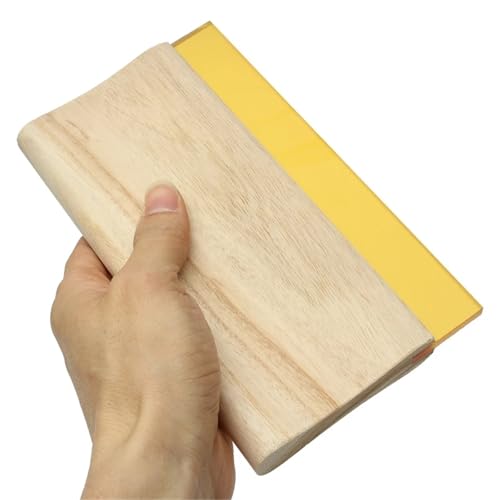 2pcs Single Ink Scraper Tools Silk Screen Printing Press Squeegee