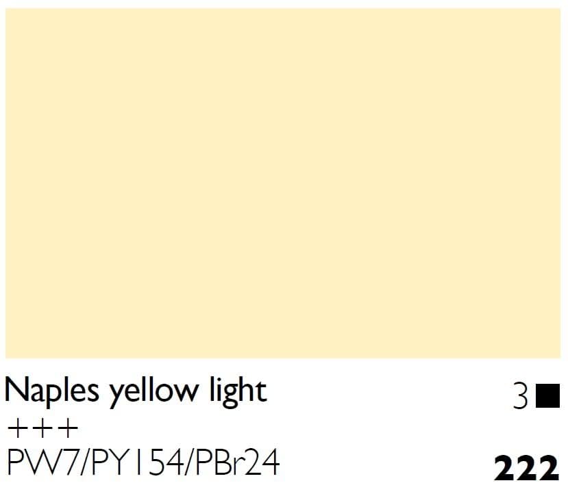 Cobra Water-Mixable Oil Color 40 ml Tube - Naples Yellow Light