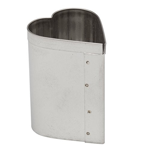 Ateco Petit Four Cutter, Heart Baking Supply, 2", Silver - size: #2007 Heart Petite Four Cutter