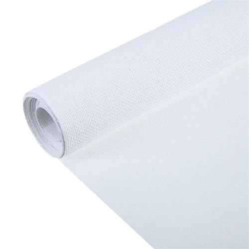 Blank Canvas Roll 1pc White Blank Canvas for Painting Layer Acrylic Oil Paint Stretched Artist Roll Paint Cotton Artist Art Drawing Supplies Art Supplies