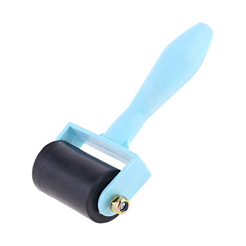 2X Practical Rubber Roller Anti Skid Tape Tool for Printmaking Wallpapers Stamping Gluing Application Painting Tools for Professional