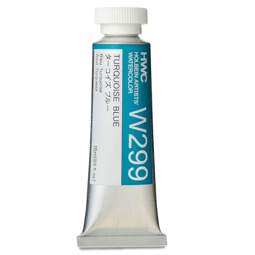 Holbein Artist's Watercolor 15ml Tube (Turquoise Blue) W299
