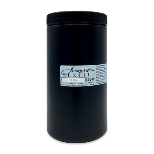 Jacquard Textile Color - Violet, 32 oz jar - color: Violet, size: 32 Fl Oz (Pack of 1)
