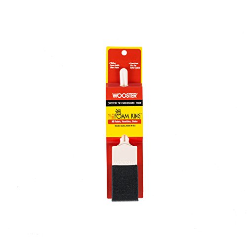 Wooster Brush 3103-1 1/2, 1-1/2-Inch 3103-1-1/2 Foam King Paintbrush, White - size: 1 1/2 Inch