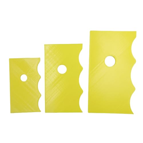 Curved Pottery Ribs for Wheel Throwing, 4-6 Inches, Clay Shaping Tools for Mugs and Cups (RB-PR008) (5 inch) - color: 5 inch