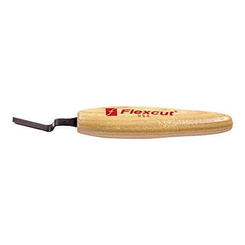 Flexcut Micro Parting Tool, Razor Sharp Cutting Blade, 60 Degree, 2 mm for Miniature and Fine Detail Work (MT36) - size: 2mm 60 Degree Micro Parting Tool, style: 60 deg.