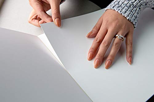 Strathmore 300 Series Sketch Pad, 18x24 inch, 30 Sheets, Side Wire - Artist Sketchbook & 300 Series Bristol Paper Pad, Smooth, Tape Bound, 9x12 inches, 20 Sheets (100lb/270g)