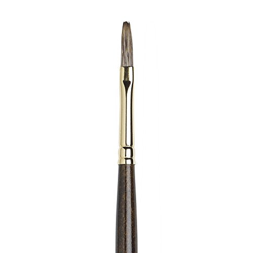 Winsor & Newton Monarch Flat Long Handle Brush, X-Long, Size 2 - size: #2, style: Extra Long Flat