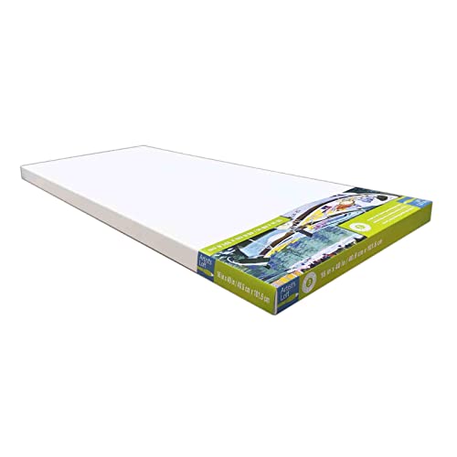 Artist's Loft 16" x 40" Level 3 Gallery Wrapped Heavy Duty Canvas - Archival, Acid Free Cotton Canvas for Acrylic and Oil Paint - Bulk 6 Pack - size: 16\ x 40\
