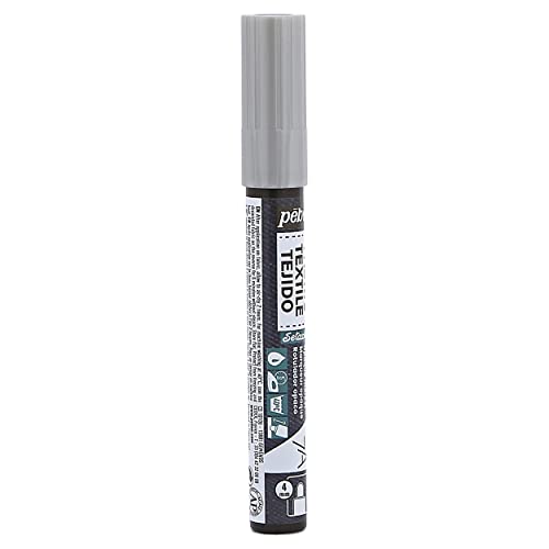 Pebeo 7A Marter Fabric Marker, 4 mm, Silver - color: Silver