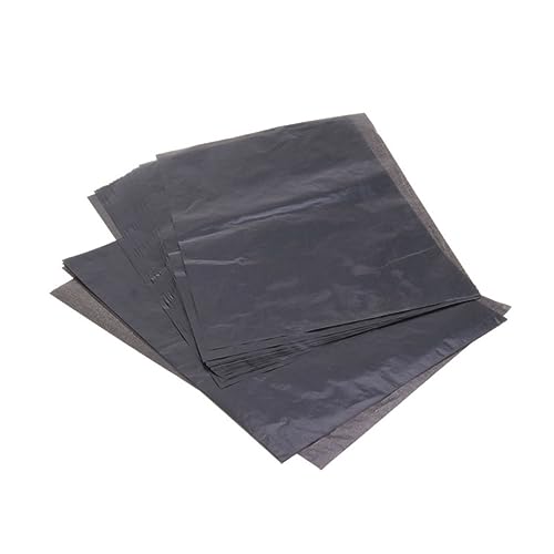 KONTONTY 25 Sheets Bag Black Graphite Transfer Paper Carbon Paper for Tracing Graphite