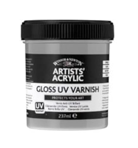 Winsor & Newton Professional Acrylic Medium, Gloss UV Varnish, 225ml (7.6-oz) - color: Gloss Uv Varnish, style: 225ml (7.6-oz)