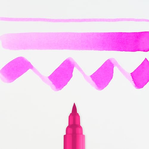 Ecoline Brush Pen Fuchsia 350 (11503500) - color: Fuchsia