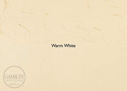 Gamblin Artist Oil Paint Set for Professionals - Warm White - 150ml Tubes - 2 Pack - color: Warm White, size: 5.05 Fl Oz (Pack of 2)