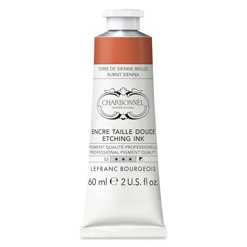 Charbonnel Etching Ink, 60ml Tube, S2, Burnt Sienna - color: Burnt Sienna