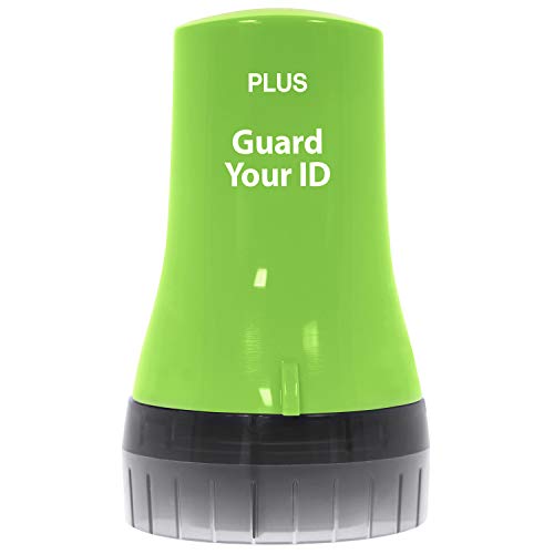 Guard Your ID Wide Advanced Roller 2.0 Identity Theft Prevention Security Stamp Green - color: Green, size: wide
