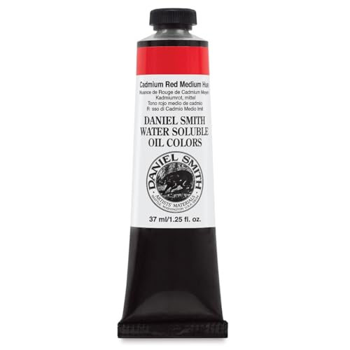 Daniel Smith Water Soluble Oil Color Paint, 37ml Tube, Cadmium Red Medium Hue, 284390030 - color: Cadmium Red Medium Hue