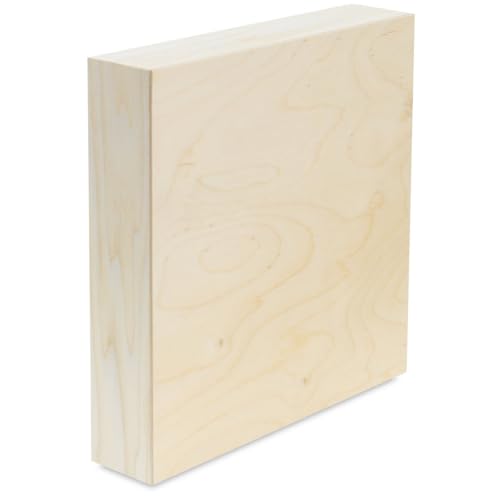 American Easel 10 Inch by 10 Inch by 2 1/2 Inch Deep Cradled Painting Panel