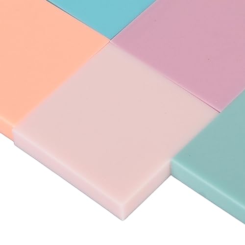 Rubber Carving Blocks - Soft, 8 Assorted Colors Easy to Cut Dust-Free Rubber Stamp Carving Blocks