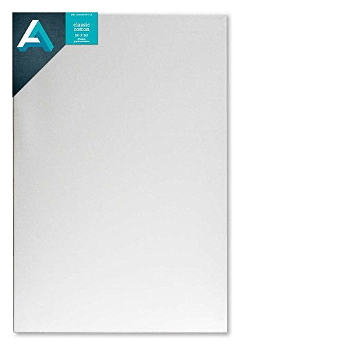 Art Alternatives Classic Cotton Stretched Canvas, Studio, .75 in Profile, 20 in x 30 in