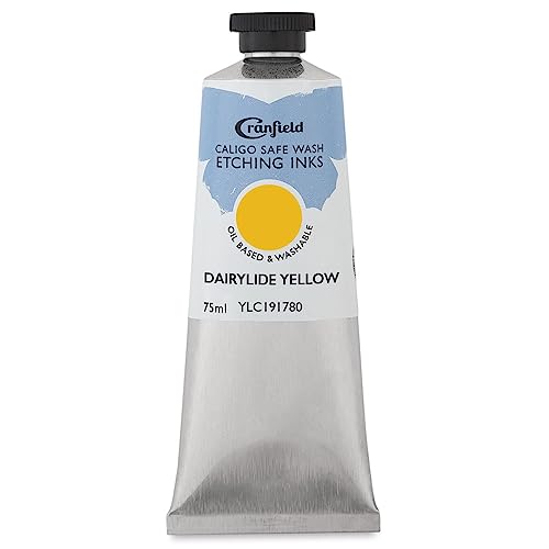 Caligo Cranfield, Safe Wash Etching Ink, 75ml Tube, Diarylide Yellow, YLCN91780