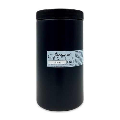 Jacquard Textile Color - Brown, 32 oz jar - color: Brown, size: 32 Fl Oz (Pack of 1)